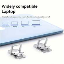 Giá đỡ laptop có thể điều chỉnh, giá nâng máy tính xách tay gấp gọn, đế tản nhiệt di động. - Giá đỡ máy tính - Xem 3