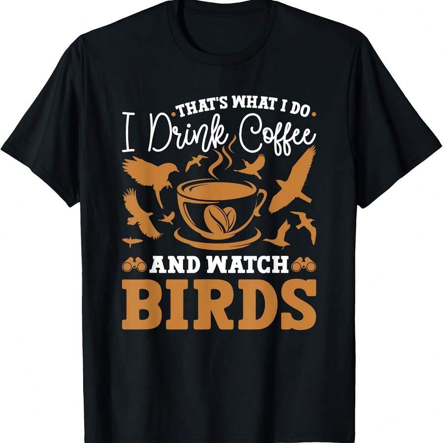 Camiseta de observación de aves, observador de aves, observador de aves, nerd de aves - Negro 3 - Ver 1