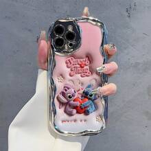 This Brand-New Disney Lilo & Stitch Phone Case Features A Cute And Playful Expression, A Simple And Stylish Appearance, And A Smooth Feel.Made Of Cute And Eye-Catching TPU Material With A 2D Wave Texture, It Includes Camera Protection, Cute Phone Case,Iphone17 Pro Max Case,Polka Dot,Travel Must Haves.Making It An Ideal Choice For Girls. Compatible With IPhone17/16/15/14/13/...12 Mini Pro Max Pro Plus XRXS. It's The Perfect Gift For Friends And Family. Stylish Phone Case, Fun Expression Design, Lightweight And Durable. Cute Phone Case,Iphone17 Pro Max Case,Polka Dot,Travel Must Haves. - Silver - View 3