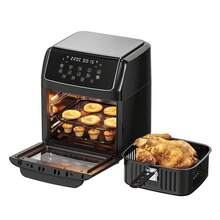 Freidora de Aire Digital, 12 Litros de Capacidad, Fríe Sin Aceite Eléctrico Multifuncional con Ventana y Luz Interna, Air Fryer Cocina Saludable Sin Aceite - Tipo de Enchufe B USA (110-127V) - Ver 3