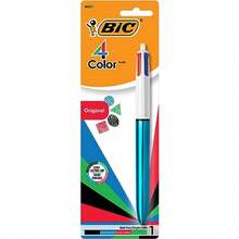 4-Color Retractable Ballpoint Pen With 1.0 Mm Medium Point 1-Count In Assorted Ink Colors - 黑藍綠紅 - 查看 2