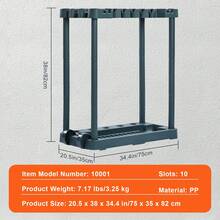 Garage Tool Storage Racks - Kunststoff Quadratisch Zum Einstecken - View 7