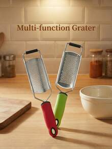 1 Pc High-Quality Stainless Steel Shredder, , Resistant To Rust And Easy To Clean, Suitable For Cheese/Vegetables/Chocolate. Made Of High-Quality Stainless Steel, The Material Is And Hygienic, Resistant To Rust And Easy To Clean. - High-quality Stainless Steel Wire Grater - View 2