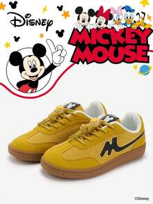 Disney 1 Pair Children's Collaborative Sports Shoes, Suitable For Daily Wear, Festivals, Sports, Outdoor, Comfortable, Non-Slip, Durable, Breathable (Boys' Sports Shoes, Boys' Skate Shoes, Children's Sports Shoes, Girls' Sports Shoes, Girls' Skate Shoes) - Yellow - View 1