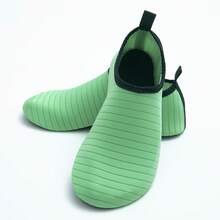 男女通用瑜伽游泳鞋，速干橡胶底水上运动鞋 - 綠色 - 查看 2