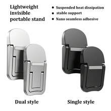 2个装铝合金笔记本电脑支架，隐形支架，迷你通用增高悬挂式散热平板电脑支架 - 彩色 - 查看 8