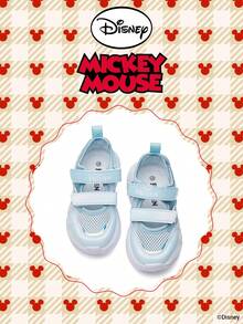 Disney Authentic Collaboration With  | A Pair Of Children's Sneakers, Suitable For Daily, Festival, Sports, And Outdoor Wear. It Fits The Foot Comfortably, Is Anti-Slip, Wear-Resistant, And Breathable (Boys' Sneakers, Boys' Board Shoes, Children's Sneakers, Girls' Sneakers, Girls' Board Shoes) - Baby Blue - View 2