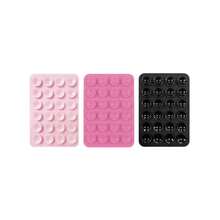 3pcs Silicone Suction Cup Phone Holder, Black, White, Light Pink Suction Cups, Suitable For Smartphones, Non-Slip Adhesive Grip, Supports Hands-Free Viewing, Video Calls, Gaming, Dashboard & Bedside Use, Portable Phone Stand, Gift For Friends, Ideal Holiday Small Gift - Multicolor - View 21