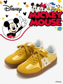 Disney 1 Pair Kids' Sneakers, Suitable For Daily Wear, Festivals, Sports, Outdoor Activities, Comfortable, Non-Slip, Durable, Breathable (Boys' Sneakers, Boys' Skate Shoes, Kids' Sports Shoes, Girls' Sneakers, Girls' Skate Shoes) - Yellow - View 1