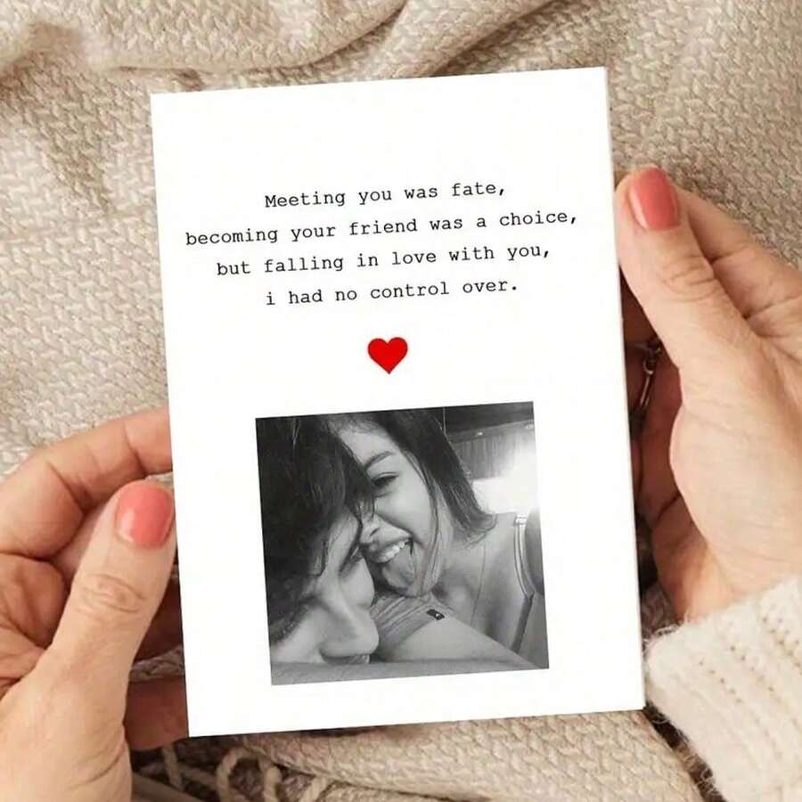 20pcs/50pcs Customized Wedding Greeting Cards, Suitable For Newlyweds, Bride, Groom, Lovers, Personalized With Names And Dates - Multicolor - View 1