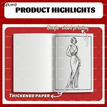 一本24页的时尚主题涂色书，采用极简美学设计，珠光纸封面。是生日、返校、妇女节、婚礼、音乐节的完美礼物，也是文具和办公用品的理想之选，A4尺寸。 - 時尚填色書 - 查看 3