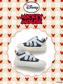 Disney Authentic Collaboration With  | A Pair Of Children's Sneakers, Suitable For Daily, Festival, Sports, And Outdoor Wear. It Fits The Foot Comfortably, Is Anti-Slip, Wear-Resistant, And Breathable (Boys' Sneakers, Boys' Board Shoes, Children's Sneakers, Girls' Sneakers, Girls' Board Shoes) - Blue - View 2