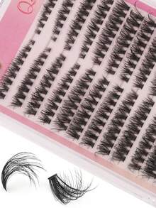 216 Cluster Lashes Natural Soft Faux Mink Eyelashes Extension Individual Eyelashes Cluster Makeup Toolslash Clusters,Eyelash Clusters,Individual Eyelashes,Lashes,Fake Lashes - D - View 3
