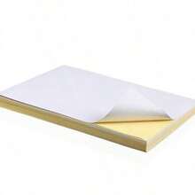 20/50 Sheets A4 White Printable Sticker Paper, Suitable For Inkjet And Laser Printers, Printable Labels, Self-Adhesive, A4 Printable Vinyl Sticker Paper, Matte White Waterproof PET Self-Adhesive Paper, Compatible With Inkjet Printers, Quick Drying, Strong Ink Adhesion - A4 White Self-adhesive Printing Paper - View 2