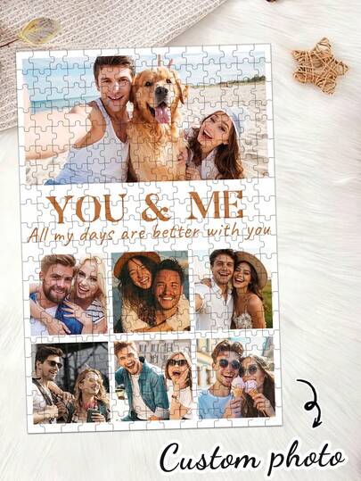 1 bức tranh ghép hình tùy chỉnh, Tranh ghép hình ảnh cá nhân hóa cho Ngày Valentine, Tranh ghép hình ảnh theo yêu cầu, Hoàn thành bức tranh với những bức ảnh yêu thích của bạn, Quà tặng Ngày Valentine, Quà sinh nhật, Quà kỷ niệm, Quà tặng cặp đôi, Trang trí nhà cửa, Đồ sưu tầm, Có thể tái sử dụng, Dễ thương, Chất lượng cao, Quà sinh nhật, Kỷ niệm ngày cưới, Quà tốt nghiệp, Quà tặng Ngày của Mẹ, Ngày của Cha