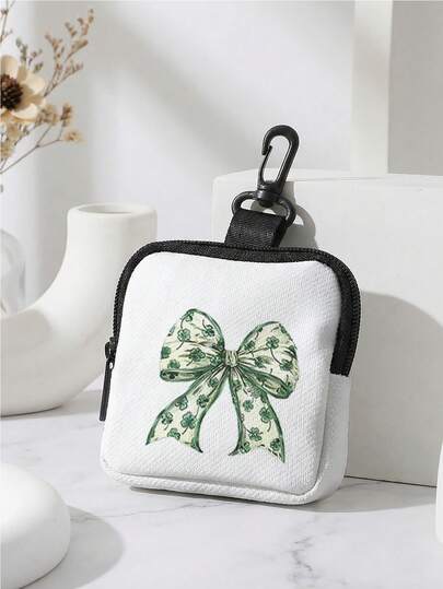 St. Patrick's Day Funny Pattern Kids Zipper Wallet, Lightweight Currency, Cash ID Card Credit Card Portable Coin Pocket, Small Purse, Miscellaneous Storage Bag, Fashionable Travel, Birthday Gift