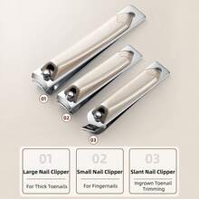 10 Piece Nail Clipper Set Stainless Steel Nail Cutters Nano Glass Nail File Set Household Ear Scoop Tool Nail Trimming Clipper Set - Multicolor - View 5