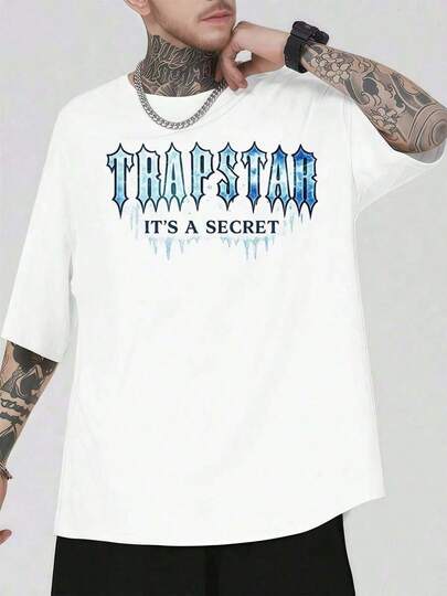 Camiseta Trapstar con Estampado Gráfico Ice, Algodón Premium, Ajuste Cómodo, Casual, Diseño Gráfico.