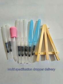 35pcs 3D Sponge Painting Boards, Includes Water-Absorbing Brush Set, Expandable Foam Art & Craft Paper, Blank Foam Textured Painting Paper, DIY Handcraft Supplies, Creative Drawing Tools, Textured Painting Brushes - Multiple Styles - View 6