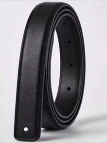 1pc Ladies' Cowhide Belt, All-Match Ornamental Waistband, Suitable For Business And Casual Outfits, Simple Design With High-End Vibe - Multicolor - View 5