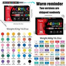 288 لون من أقلام الرسم والغرافيتي السائلة ذات رؤوس أكريليك، مجموعة ألوان متنوعة، مقاومة للماء وقابلة للتداخل، مناسبة للغرافيتي والرسم والخط والتجليد والكتابة اليدوية وصنع البطاقات والرسم على الورق الأسود والحجر والخشب والبلاستيك والكانفاس، تأتي في علبة هدايا، مثالية كهدايا للطلاب والمعلمين في بداية العام الدراسي - قلم تحديد أكريليك سائل مباشر - مشاهدة 26