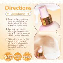 KOEC 椰子香氛身体喷雾，滋润身体乳喷雾，令肌肤焕发光彩（椰子甜甜圈） - BODY MILK MIST - 查看 4