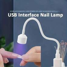 Mini Nail Drying Machine - UV LED Nail Lamp - Foldable Solidification Desk Lamp - Suitable For Quick-Drying Nail Gel Machine - Nail Care - Multicolor - View 1