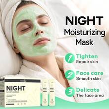 Overnight Sleeping Mask, Night Moisturizing Face Mask, Deep Hydrating Sleep Repair Mask, Skin Barrier Repair & Moisture Lock Plumping Mask For Dry Dull Skin, Soothing Fast Absorbing Non Greasy Night Care For Soft Glowing Skin - 4ML X 120 Sticks - Night Moisturizing Mask - View 6