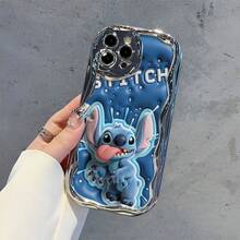 This Brand-New Disney Lilo & Stitch Phone Case Features A Cute And Playful Expression, A Simple And Stylish Appearance, And A Smooth Feel.Made Of Cute And Eye-Catching TPU Material With A 2D Wave Texture, It Includes Camera Protection, Cute Phone Case,Iphone17 Pro Max Case,Polka Dot,Travel Must Haves.Making It An Ideal Choice For Girls. Compatible With IPhone17/16/15/14/13/...12 Mini Pro Max Pro Plus XRXS. It's The Perfect Gift For Friends And Family. Stylish Phone Case, Fun Expression Design, Lightweight And Durable. Cute Phone Case,Iphone17 Pro Max Case,Polka Dot,Travel Must Haves. - Silver - View 4