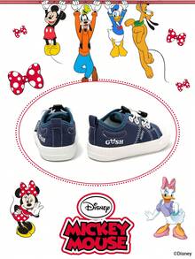 Disney 1 đôi giày thể thao trẻ em, thích hợp cho mặc hàng ngày, lễ hội, thể thao, hoạt động ngoài trời, thoải mái, chống trơn trượt, bền, thoáng khí (Giày thể thao bé trai, giày trượt ván bé trai, giày thể thao trẻ em, giày thể thao bé gái, giày trượt ván bé gái) - Màu xanh lam - Xem 3