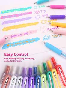 凝胶笔 - 顏色主題 - 查看 10