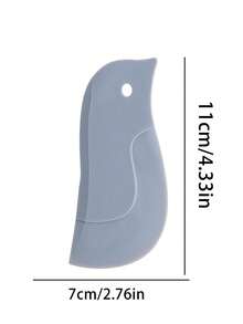 1pc Penguin Shaped Flexible Scraper, Household Kitchen Oil Board Scraper, Baking Cooking Tool - One Size - View 9