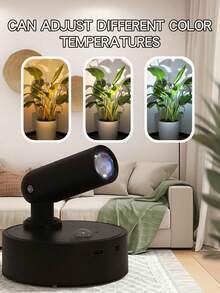 LED充电壁灯，磁吸式聚光灯，遥控调光，黑白两色可选，床头阅读灯，无线免打孔，360°旋转触控，内置2000mAh锂电池，非防水ABS塑料材质。 - 旋轉射燈 - 查看 7