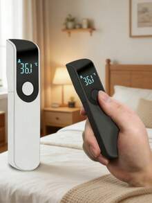 Portable Non-Contact Infrared Forehead & Ear Thermometer, LED Display, Dual Mode For Body, Water & Food Temperature Measurement, Travel, Holiday, Kitchen Essentials - Forehead Thermometer - View 2