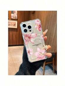 1pc Transparent Card Slot Stand Phone Case Compatible With IPhone 15, 14, 13, 12, 11 Pro Max, 14 Plus, Transparent Wallet Silicone Shockproof Back Cover Waterproof Anti-Fall Scratch ResistantFOR-YOUR-BELOVED-PHONE Christmas Gifts Christmas Gifts - 規格10(1件) - 查看 17