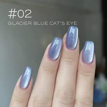 MIANEL 12ml 春季新款蓝色玻璃珠猫眼凝胶指甲油 蓝色水晶指甲油 蓝色美甲UV灯 春季美甲 冬季美甲 情人节美甲 沙龙专用美甲用品 - 彩色 - 查看 18