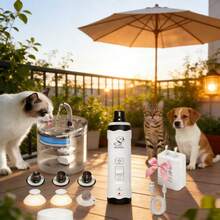 EDVELLA Pet Water Fountains - Fuente De Agua Para Mascotas+Molinillo De Uñas Para Mascotas - View 4