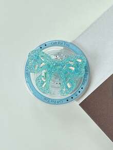 1 Magnetic Glitter Glitter Crystal Bow Mobile Phone Sliding Bracket, Girlish Style Retractable Bracket, A Thoughtful Gift For Girlfriends, Girlfriends, Family, And Colleagues - Multicolor - View 13