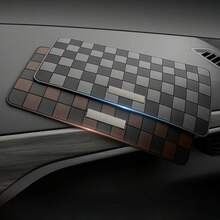 1pc Multi-Color Plaid Silicone Car Anti-Slip Mat, High Temperature Resistant Multipurpose Car Storage Pad, Dashboard Anti-Slip Holder, High Elasticity Soft Touch, Car Dedicated, Dashboard Storage Anti-Slip Non-Slip, Multifunctional Storage - 1 PCS Checkered Anti-slip Mat - View 9
