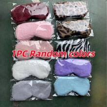 1 chiếc mặt nạ ngủ hai mặt bằng satin, chất liệu nhung nhiều màu, thoáng khí và chắn sáng, lý tưởng cho giấc ngủ, du lịch và những giấc ngủ ngắn, dây đeo co giãn mềm mại - Món quà hoàn hảo dành cho phái nữ - Mặt nạ che nắng giả lông thỏ - Xem 14