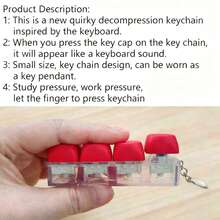 Llavero creativo para aliviar el estrés, juguetes y juegos novedosos, juguete Fidget Pop, accesorio para mochila y teléfono - Multicolor - Ver 4