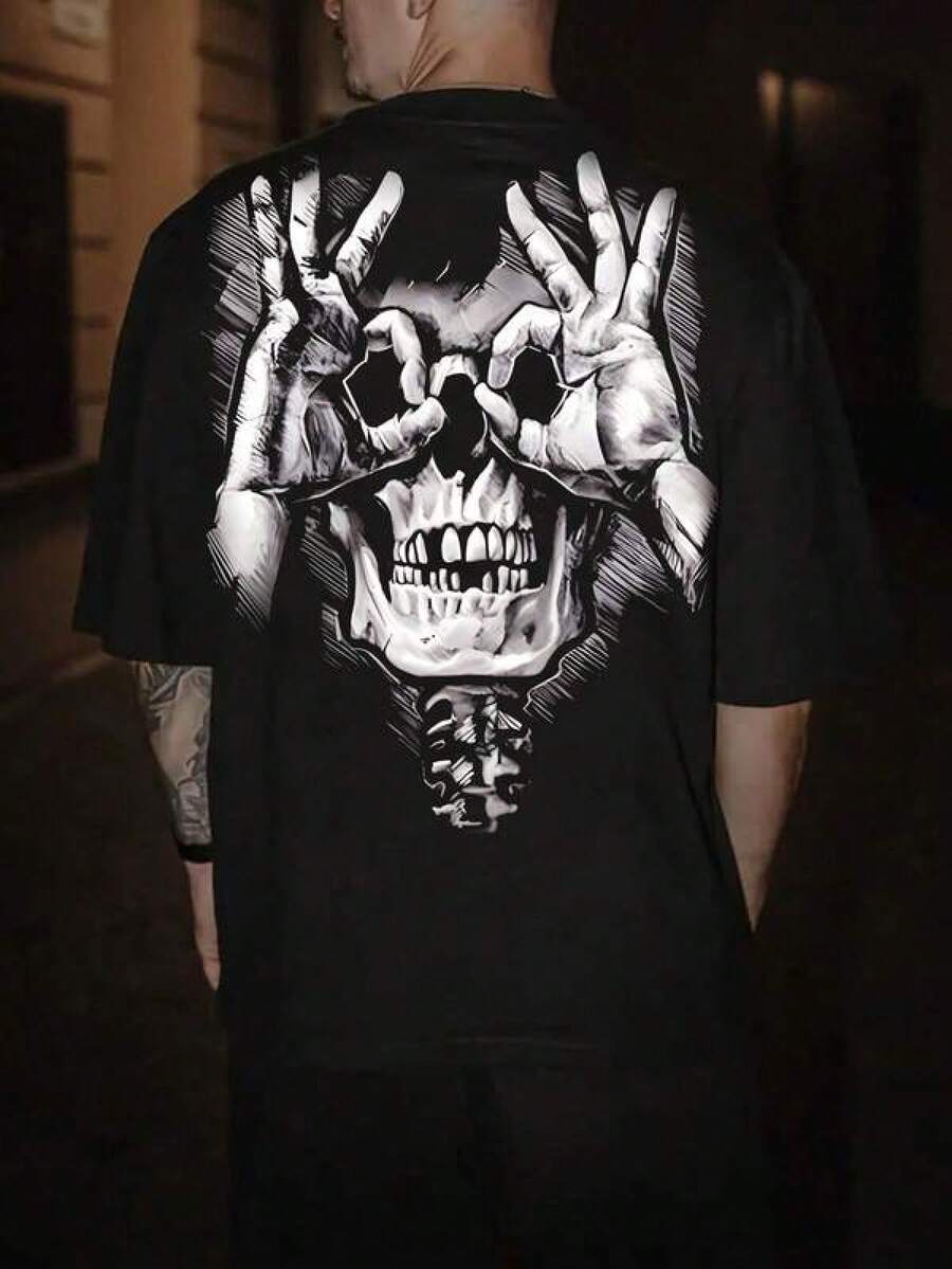 Men Outdoor Tees & Tanks - Black - View 1