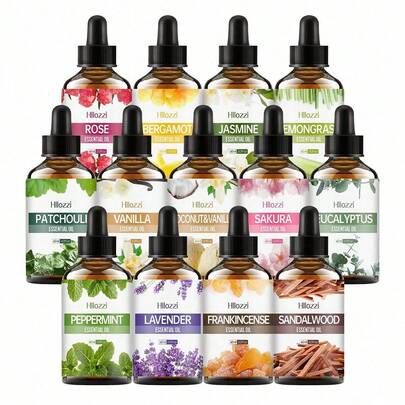 1 pieza Aceite esencial de aromaterapia para difusor de aroma y humidificador. Adecuado para el hogar, la sala de estar, el dormitorio y el baño, agrega fragancia, mejora el ambiente, refresca el aire, elimina olores, realza el aroma, alivia las emociones, reduce el estrés. Líquido de recarga de aromaterapia (60ml/2.03 Fl Oz)