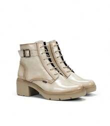 Women Ankle Boots & Booties - Beige - View 2