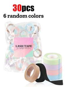 Eyeshadow Tape, Eyeliner Auxiliary Tools, Eyemakeup Auxiliary Tools, Eyemakeup Finishing Stickers, Eyemakeup Protective Tape Stickers, Professional Eyelash Tapes, Adhesive Fabric Eyelash Tapes, Breathable Micro-Porous Fabric Eyelash Extension Tapes, Eyelash Curling Tapes, Breathable Low-Allergy Eyelash Isolation Eye Patches. - Multicolor - View 10