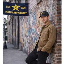 VECRY 250周年纪念棒球帽 1776-2026 刺绣五角星 男女通用 经典美式纪念帽 - A008 - 查看 11