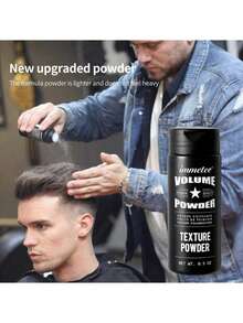 Immetee 頭髮豐盈粉,頭髮控油乾洗髮水,可增加頭髮體積,男女通用,0.5 盎司/瓶 - 白色 - 查看 7