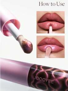 JOOCYEE 磁力闪耀唇彩，闪亮猫眼唇彩，含细闪，透明亮泽妆效 - #G04 Rosy Nebula - 查看 8