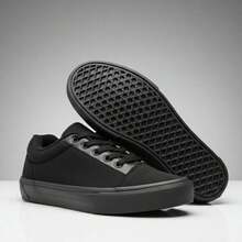 Basic Unisex Sneakers For Casual Wear With A Simple And Versatile Design. - All Black - 查看 1