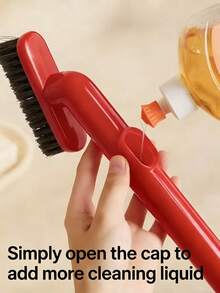 1pc Multi-Functional Crevice Cleaning Brush, Rotatable Brush For Bathroom Grooves And Narrow Gaps - Cleaning Brush - View 5